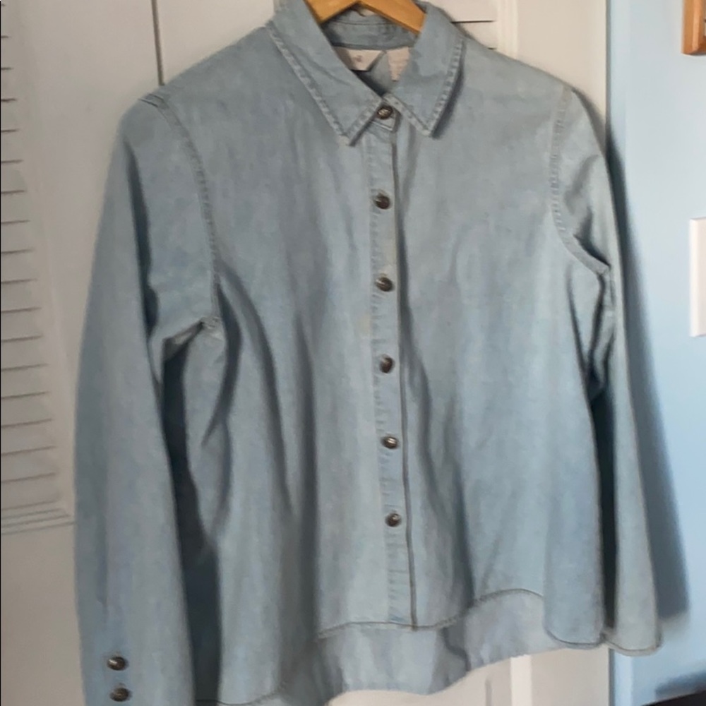 Chambray cotton shirt
